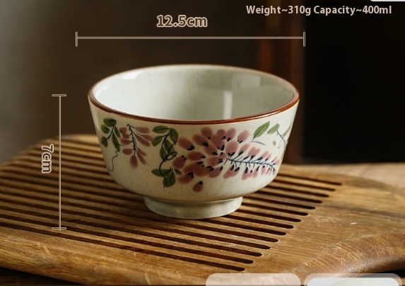 Household Retro Ceramic Bowl Good-looking Eating Bowl