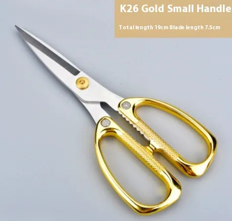 Stainless Steel Kitchen Multifunctional Fish And Bone Scissors Gold - Shop at LoveMi
