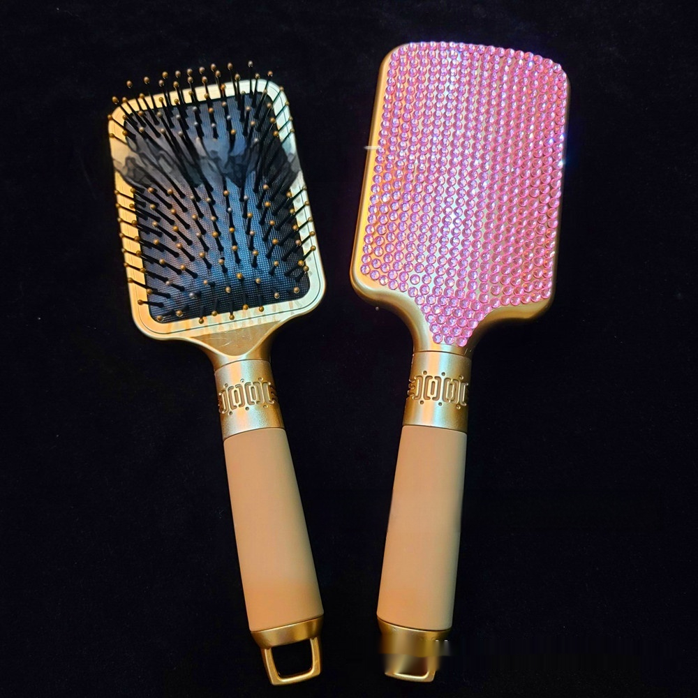 Airbag Massage Comb Air Cushion Comb Stick-on Crystals Hairdressing Supplies