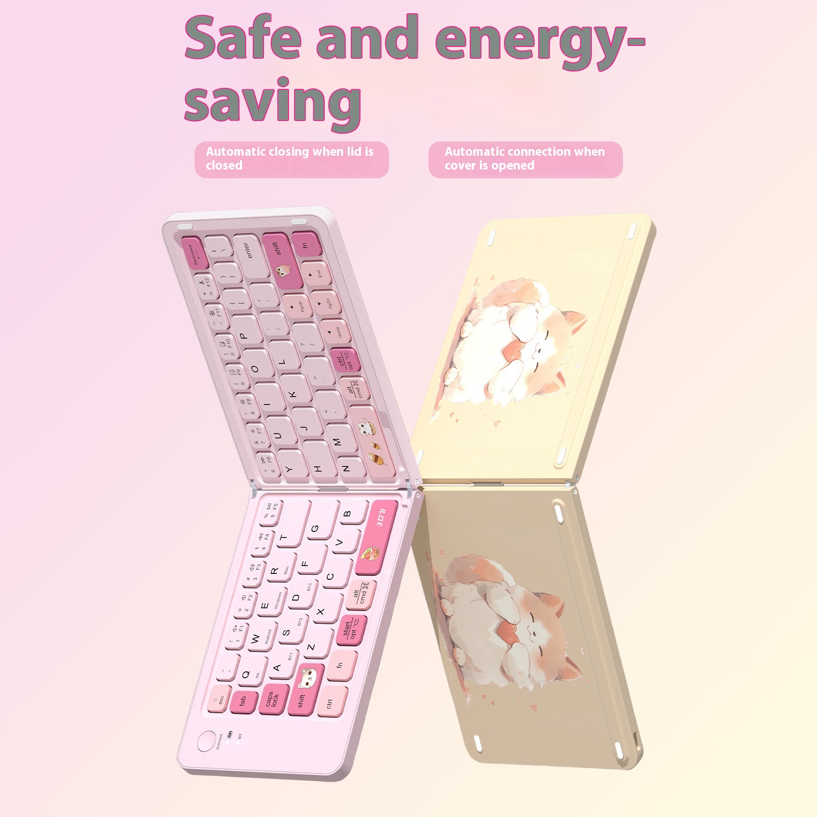 Ultra-thin Wireless Bluetooth Portable And Versatile Note Tablet PC Keyboard