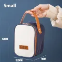Cup Handbag Blue Beige