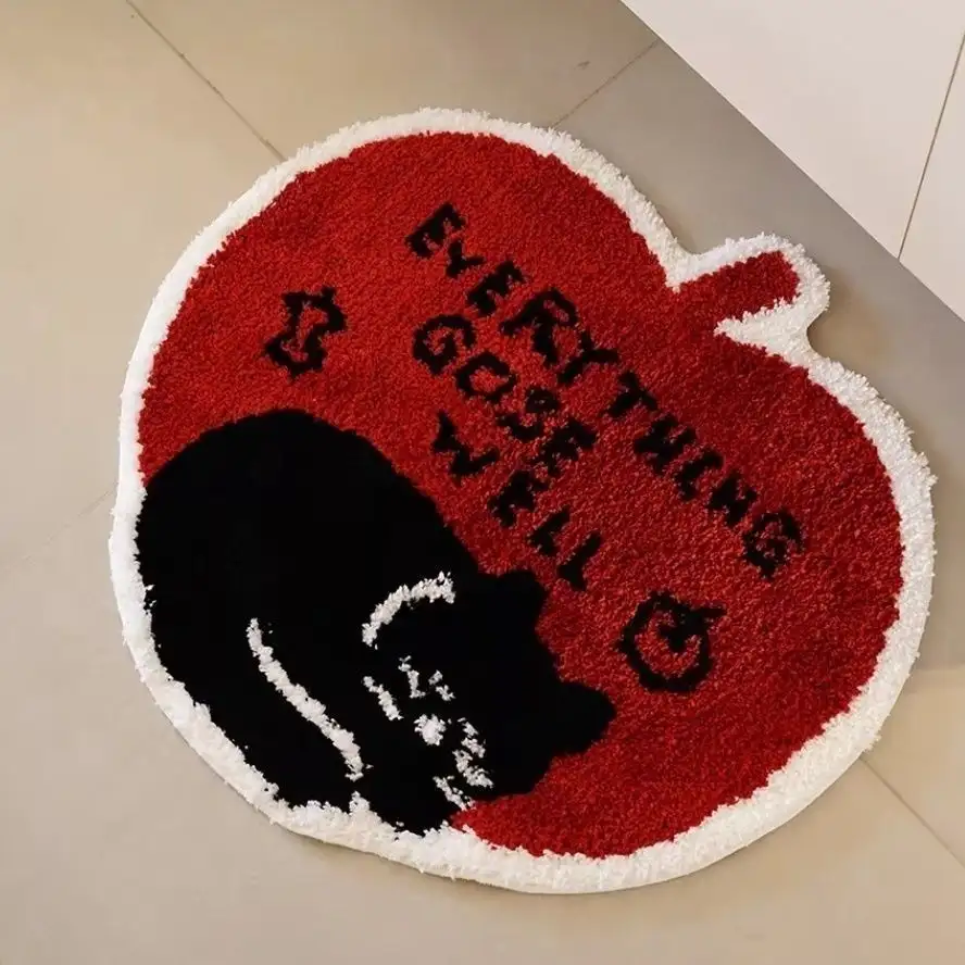Cashmere-like Entrance Entrance Bathroom Mats Non-slip