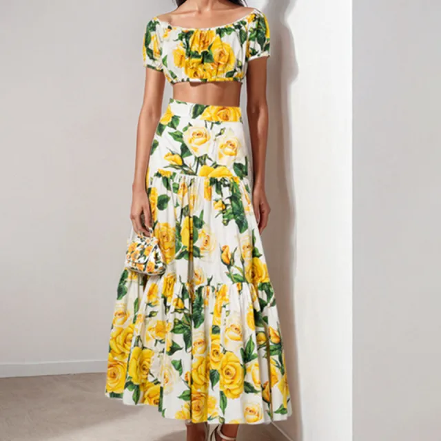 Top And Skirt Fashion Suit Two Pieces - Shop at LoveMi
