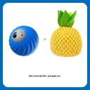 Blue Pineapple Cover