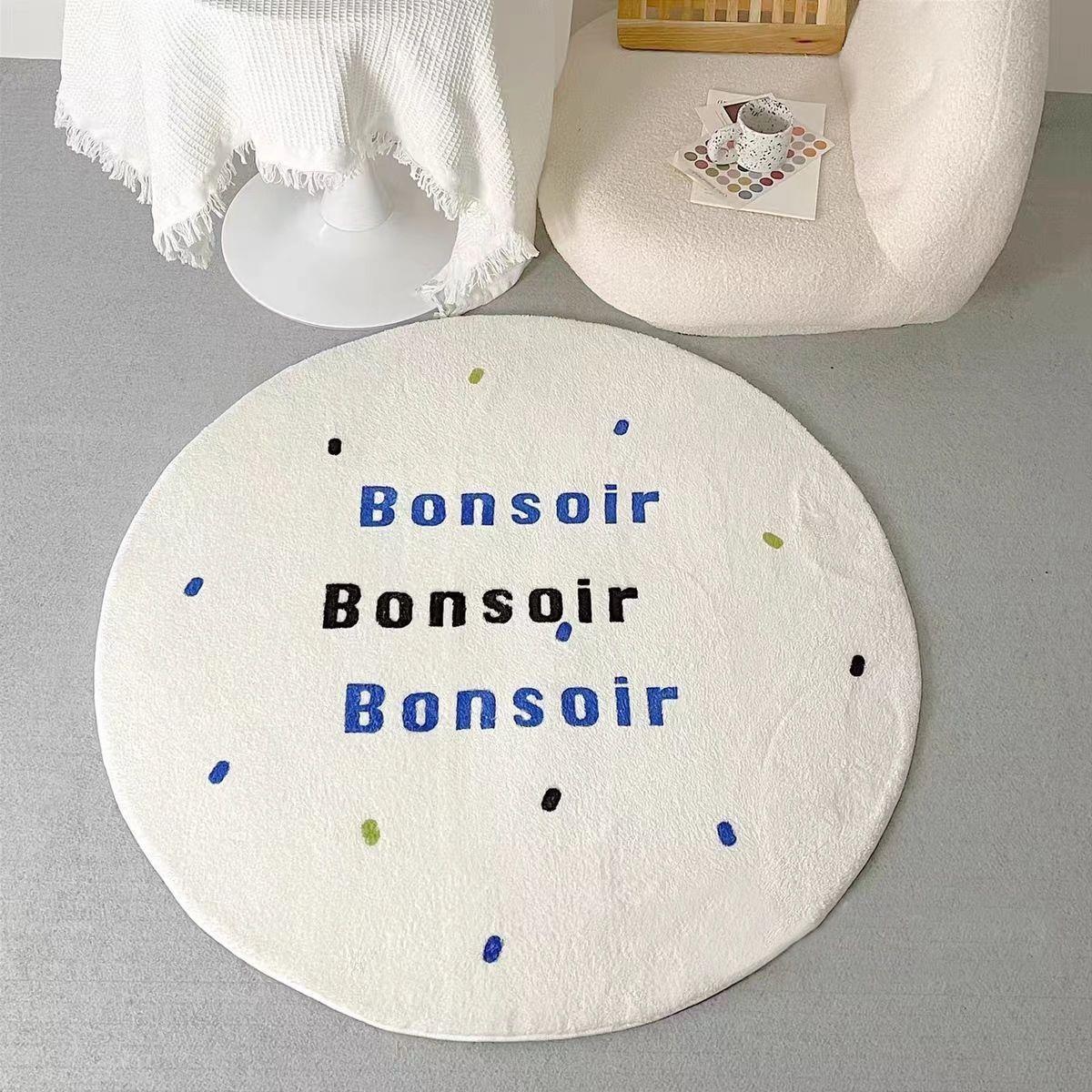 Cartoon Cute Cashmere Carpet Bedroom Bedside Blanket