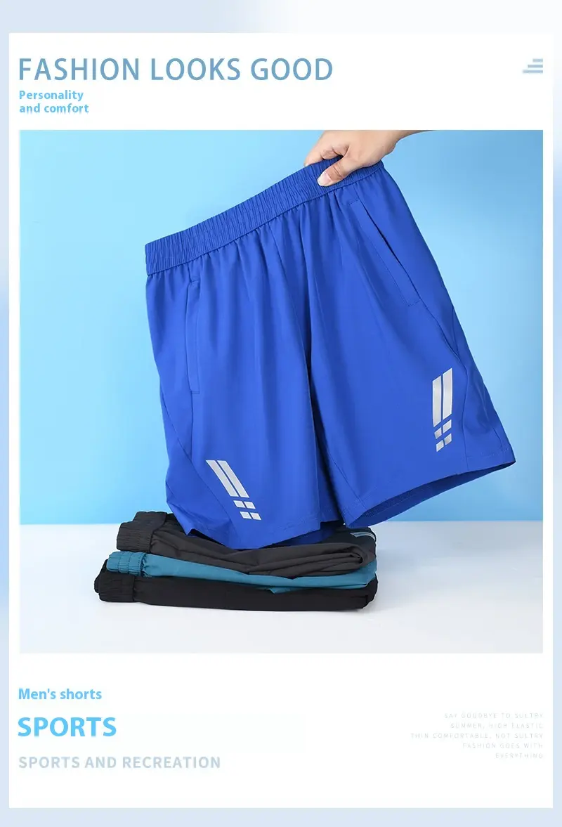 Men's Outdoor Running Quick-drying Breathable Fitness Casual Cropped Pants