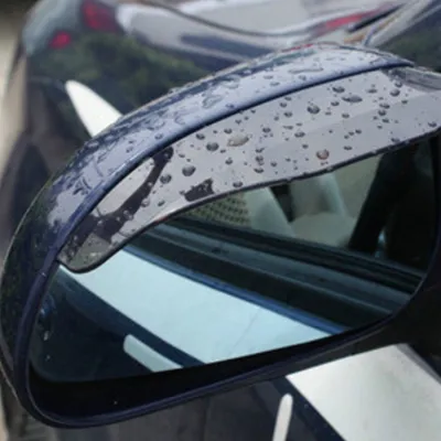 Car Rearview Mirror Rain Protection Eyebrows 2-piece Set