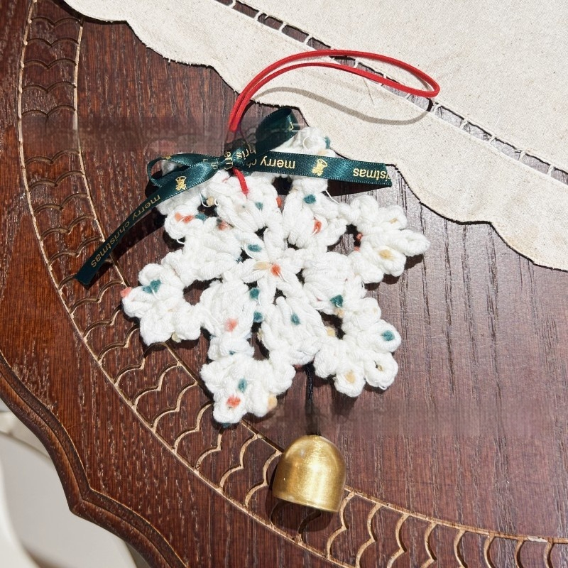 Christmas Gift Door Hanging Snowflake Wind Chimes Decorations