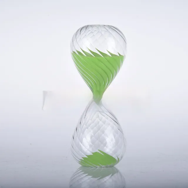 Twill Glass Sand Clock Color Timer Domestic Ornaments Green - Shop at LoveMi