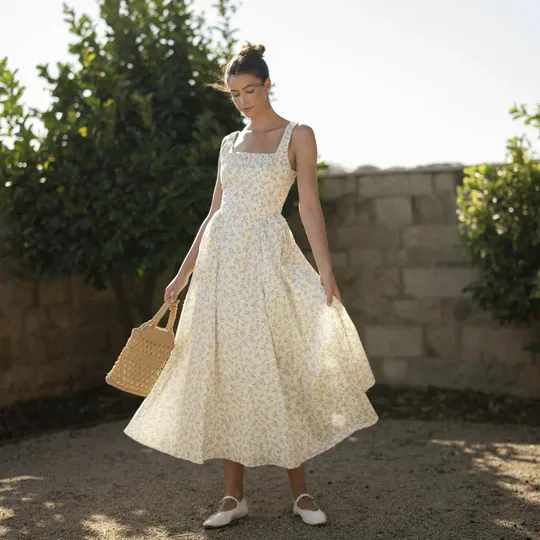 Fashionable And Versatile Polyester Women's Dress - 1 Style
