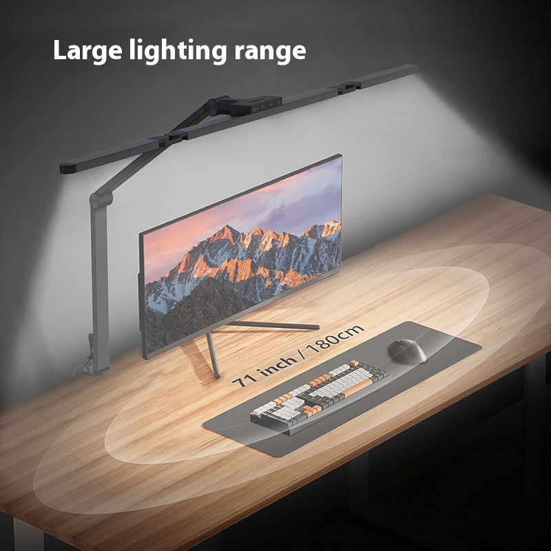 High-end Work Office Nail Table Lamp Folding Disassembly Table Lamp With Clamp Eye Protection Learning Table Lamp - Image 3