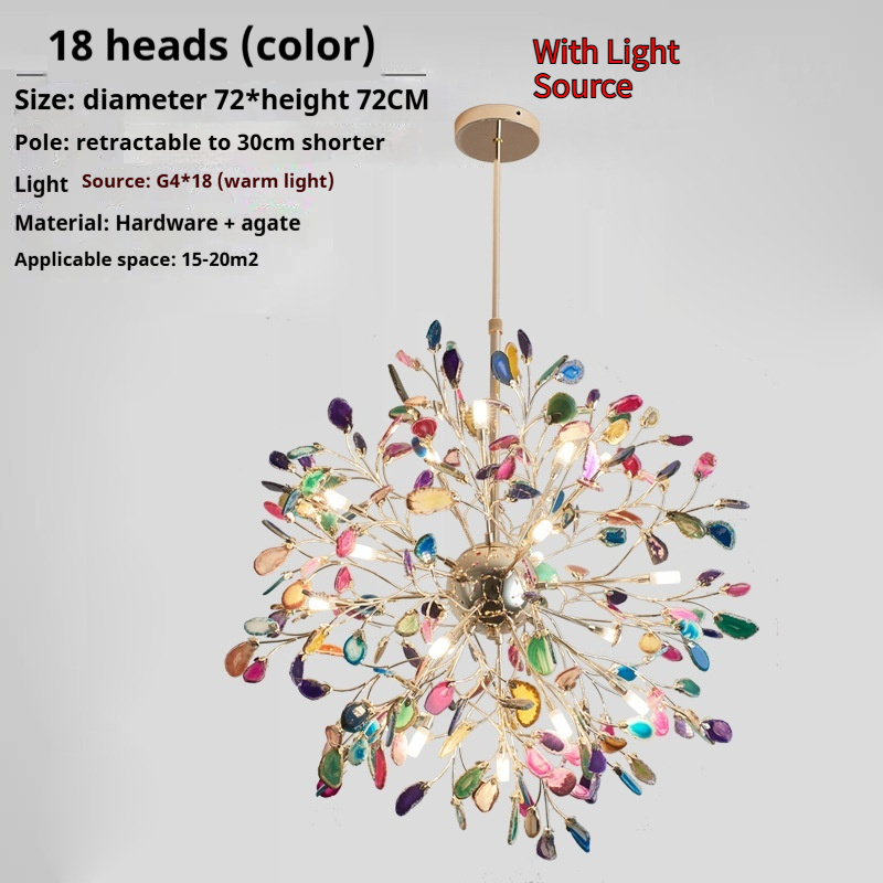 Creative Living Room Nordic Firefly Agate Pendant Light