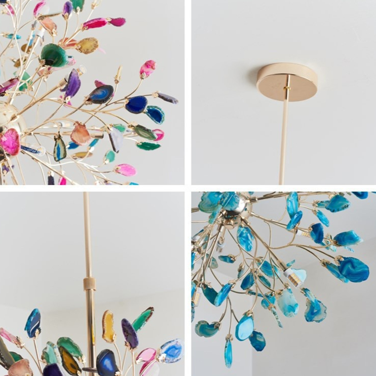 Creative Living Room Nordic Firefly Agate Pendant Light