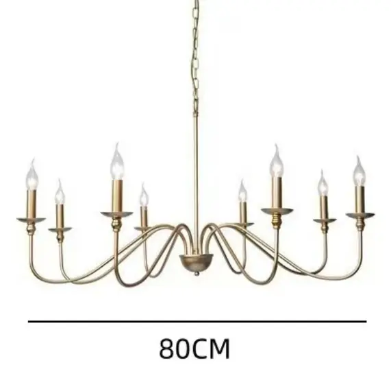 Modern Simple And Light Luxury American Wrought Iron Chandelier