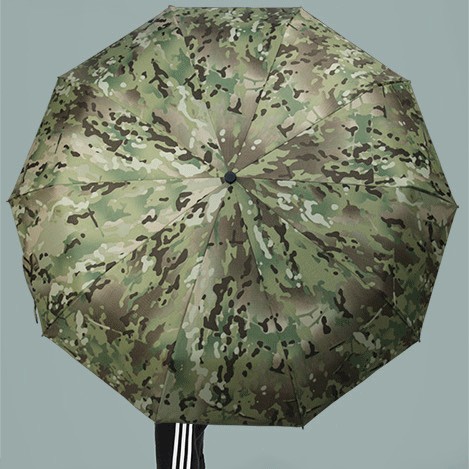 Semi-Automatic Umbrella Mc Camouflage Folding Wind-resistant Sunscreen