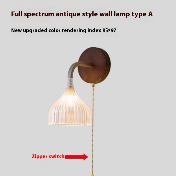 Mid-ancient Bedside Wall Lamp High-grade Zipper - Image 7