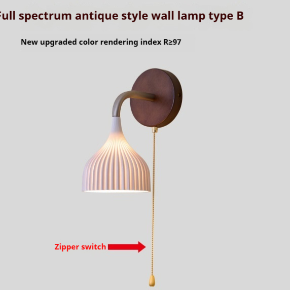 Mid-ancient Bedside Wall Lamp High-grade Zipper - Image 8