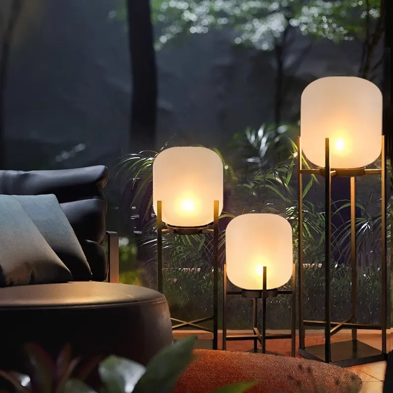 Simple Solar Outdoor Courtyard Atmosphere Landscape Lamp