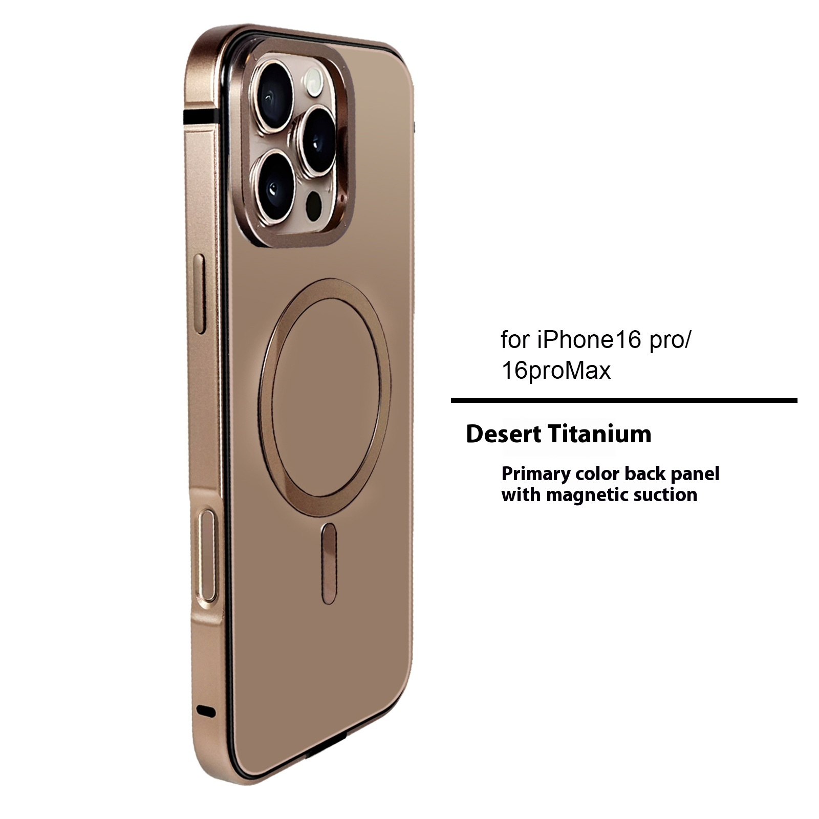 Metal Frame Magnetic Suction Original Machine Color Phone Case - Image 4
