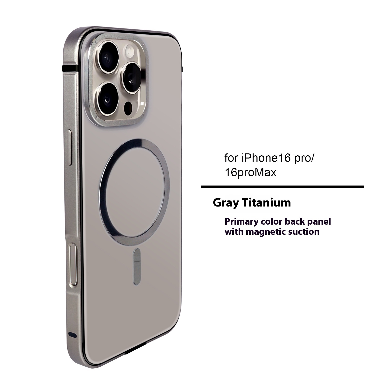 Metal Frame Magnetic Suction Original Machine Color Phone Case - Image 5