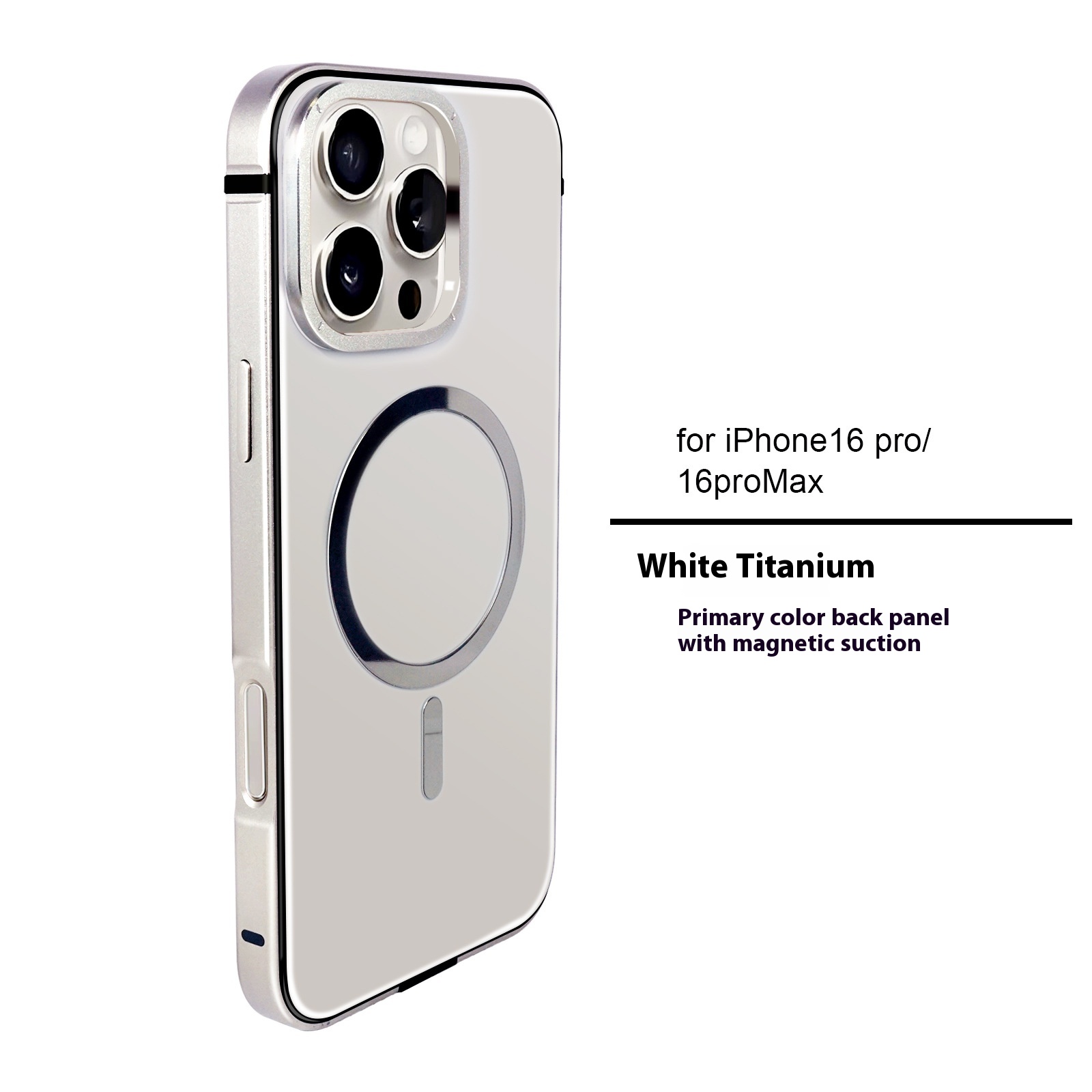 Metal Frame Magnetic Suction Original Machine Color Phone Case - Image 8