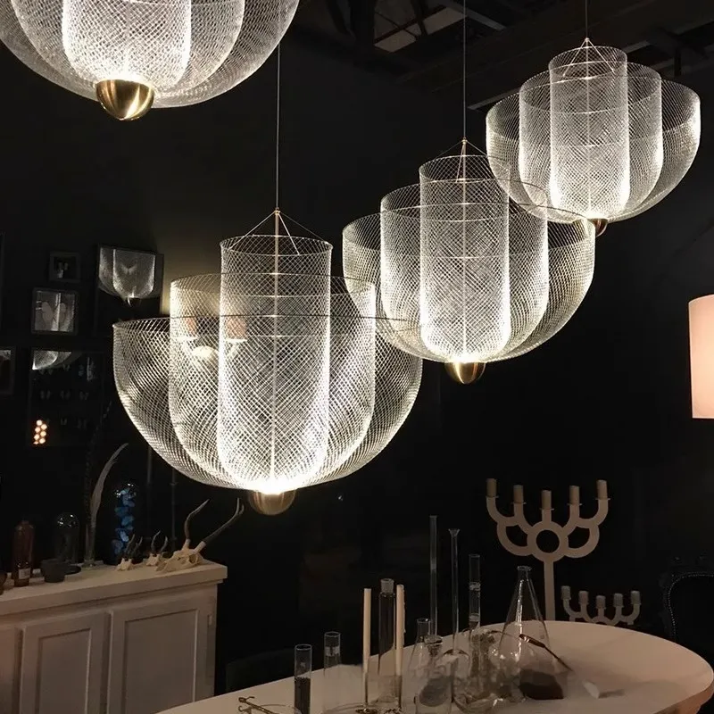 Nordic Iron Mesh Personality Shape Light