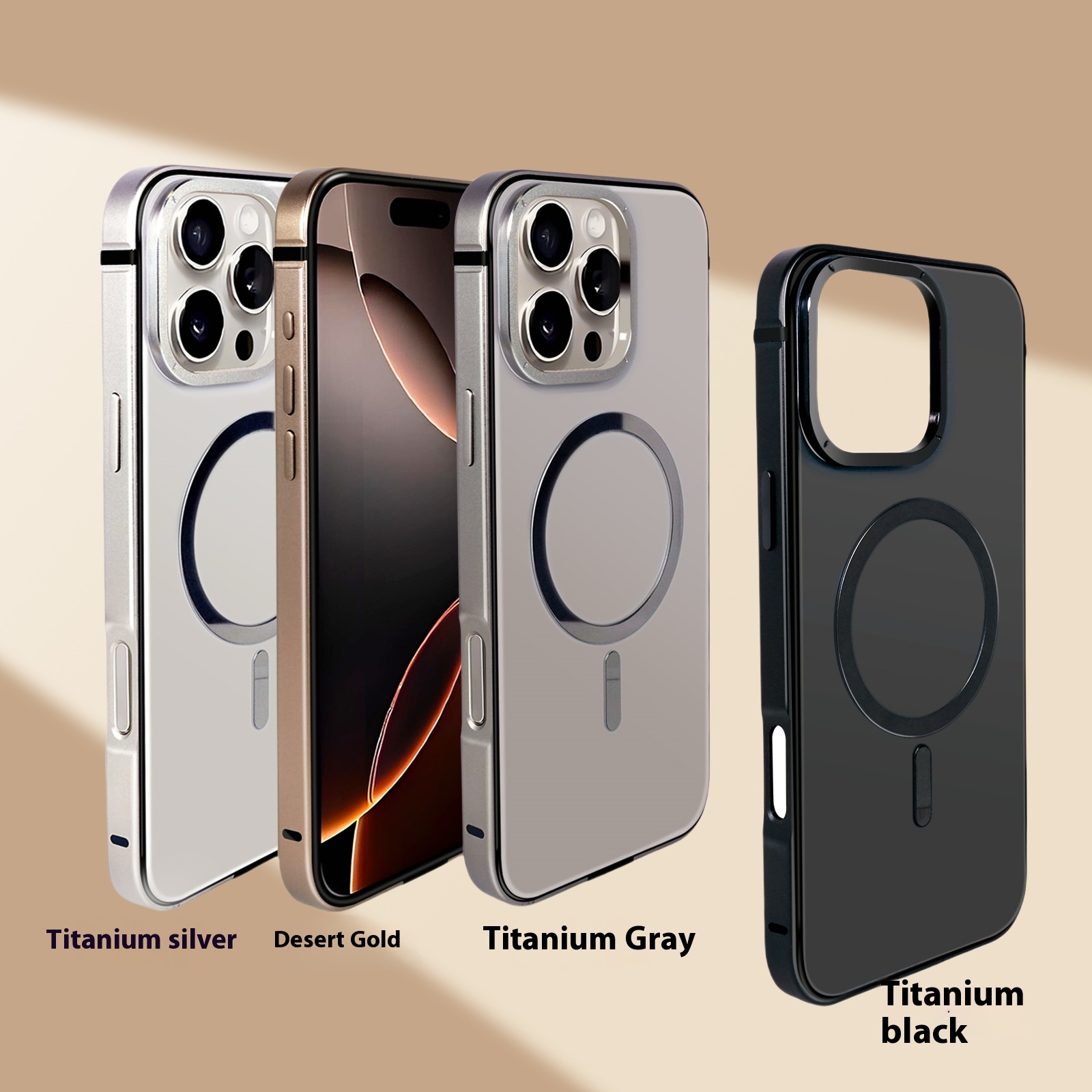 Metal Frame Magnetic Suction Original Machine Color Phone Case - Image 6