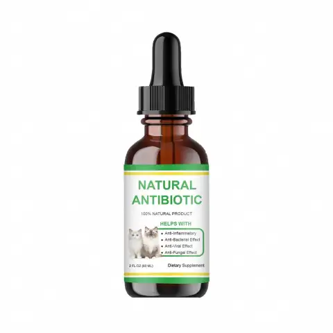 Pet Natural Antibiotic Drops for Cats and Dogs