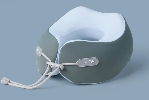 Memory Foam U shaped Pillow Travel Neck Pillow Storage Dark Green - Shop at LoveMi