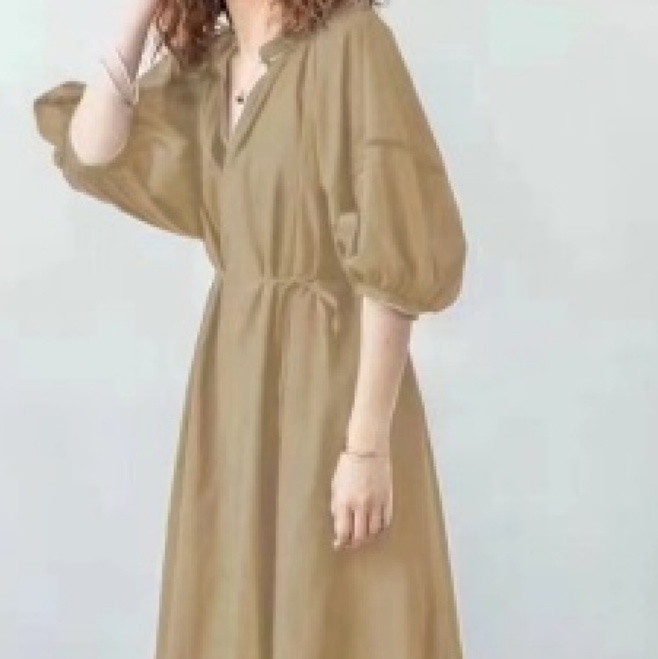 Japanese Super Long Loose Lantern Sleeve Dress