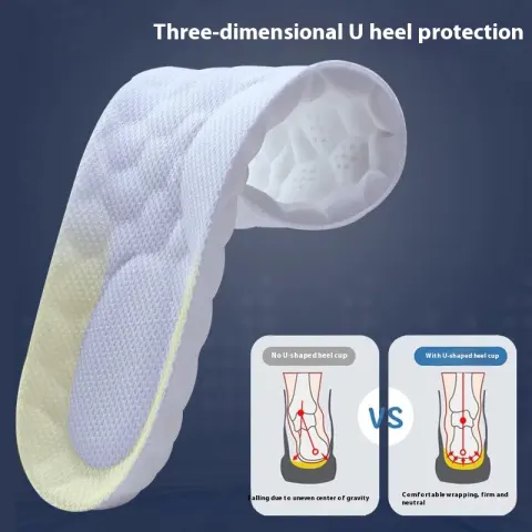 Anti Odor Sweat Absorbing Breathable High Elasticity Insole