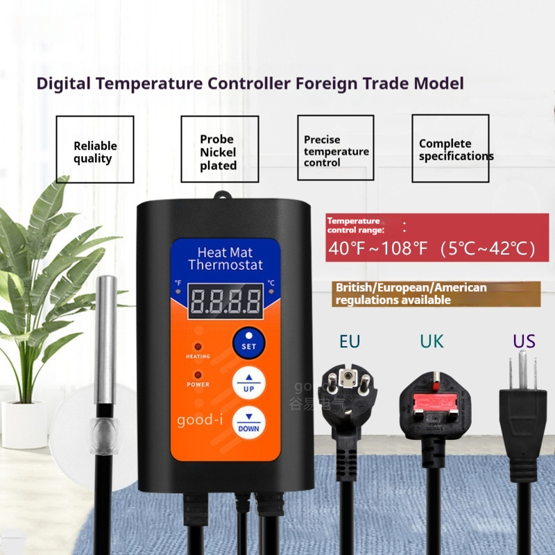 Plant Planting Thermostat LCD Display Adjustment
