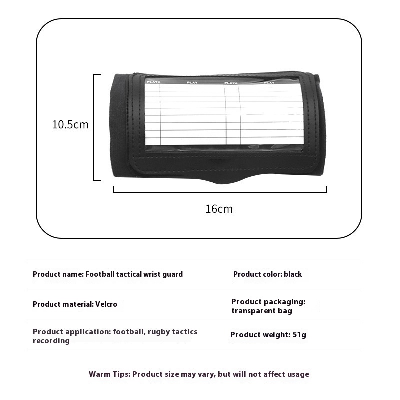 Rugby Coaching Board Tactical Wristband Ball Tactical Manual - Image 4