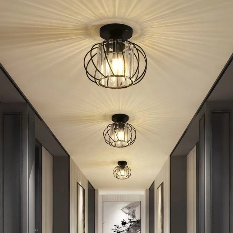 Nordic Corridor Hallway Balcony Modern Minimalist Creative Household Light Luxury Ceiling Lamp