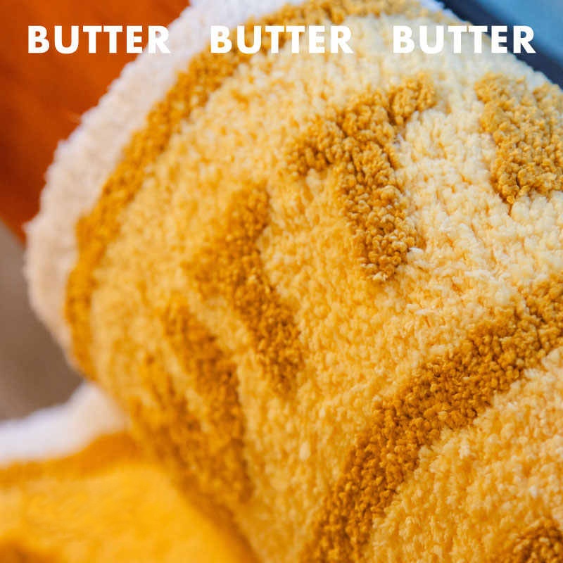 Modern Versatile Butter Letter Flocking Carpet Bedroom