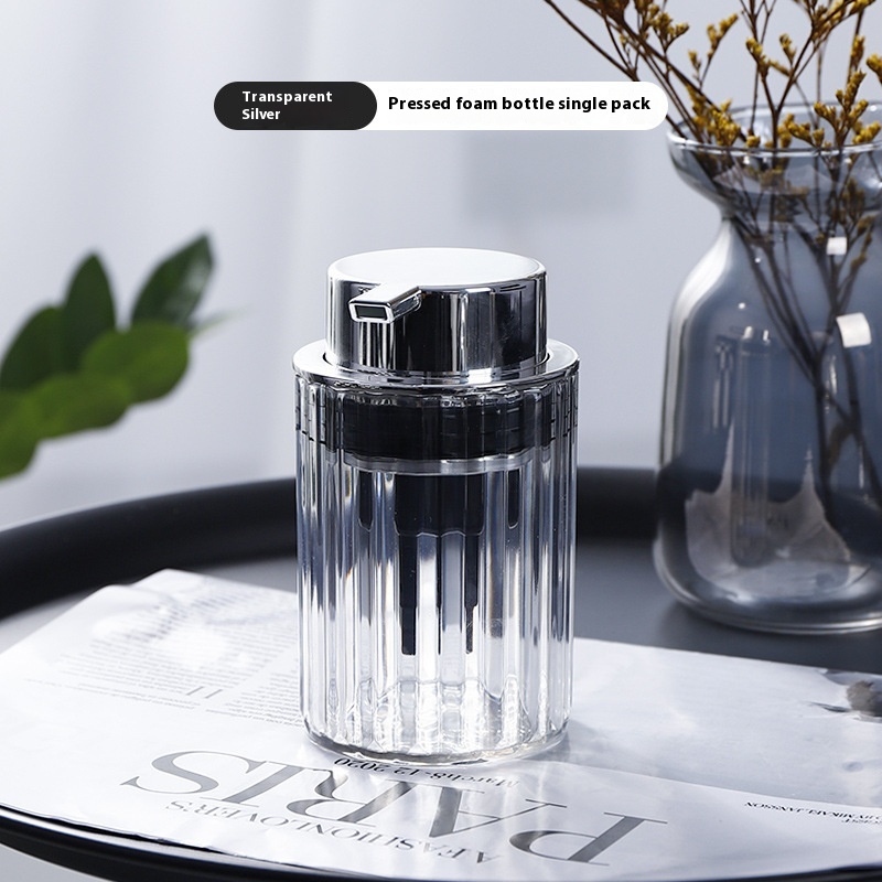 Foaming Press Type Storage Bottle Facial Cleanser Cleansing Frother