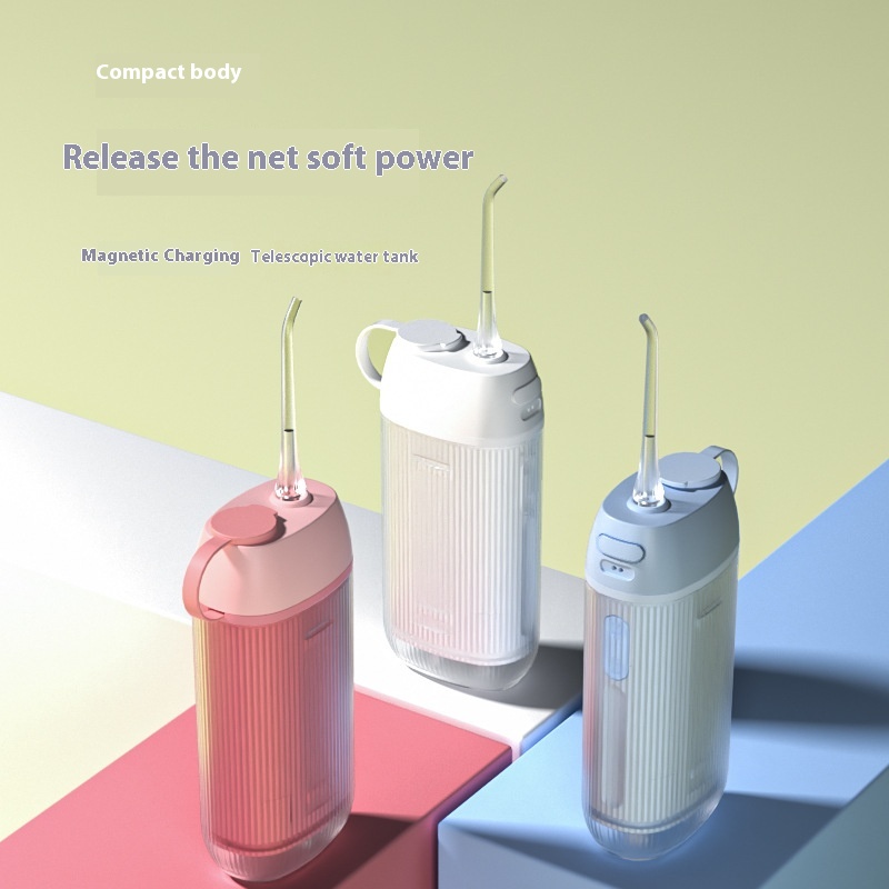 Electric Pulse Water Toothpick Tooth Cleaning Telescopic Teeth Cleaning Machine