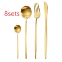 Gold 4 Piece Set 8Sets