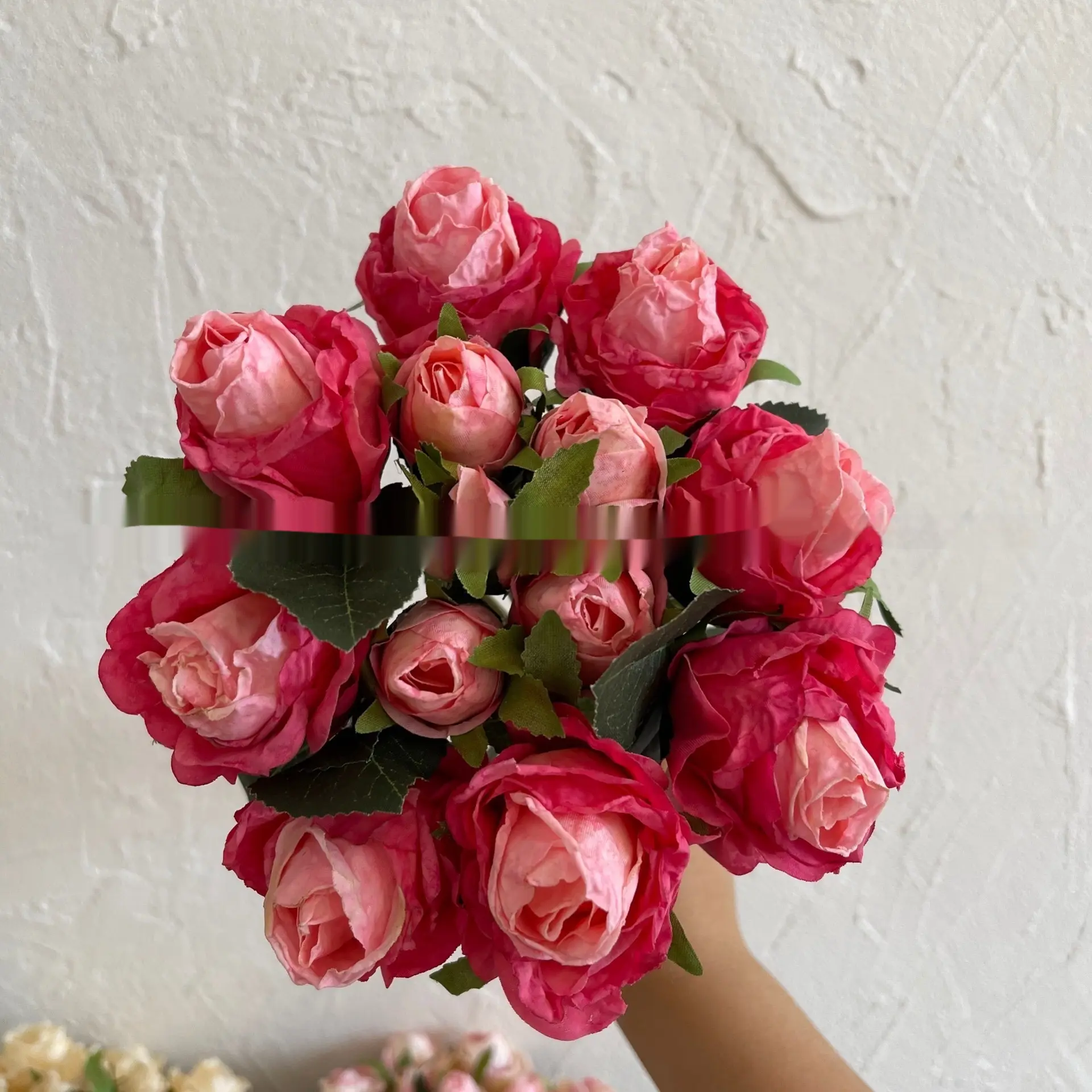 Rose Mori Style Combination Bridal Bouquet Dry Artificial Flower Rose