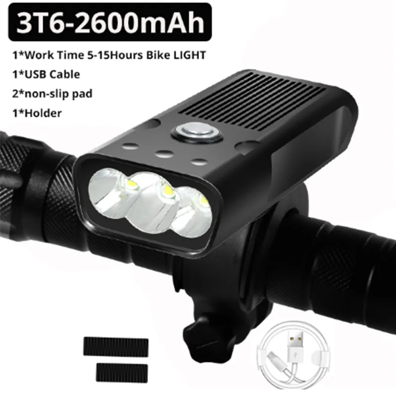 20000Lm Bicycle Light USB Rechargeable Waterproof Bike