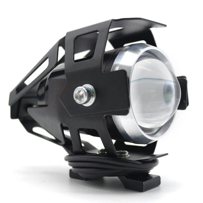 Waterproof LED Motorcycle Headlights Auxiliary Lamp Spotlight High Power
