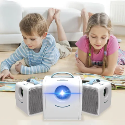 Home Children Projector Portable LED Support HD 1080P