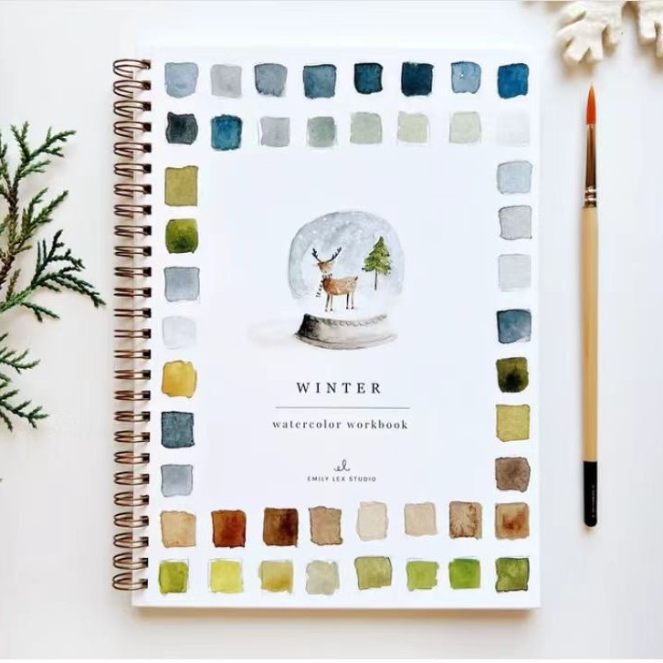 Portable Household Natural Pigment Palette Series