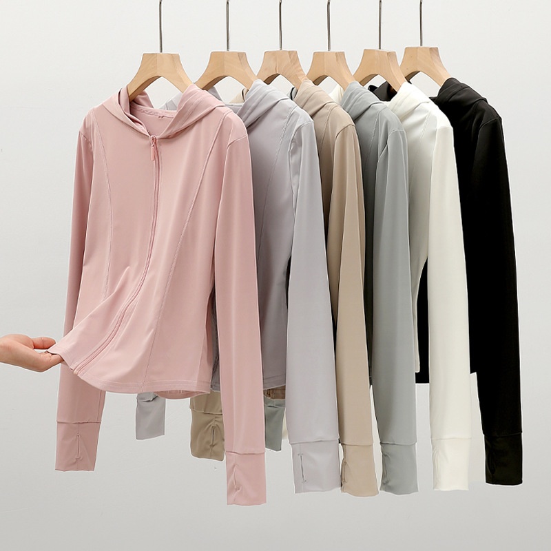 Ice Silk Sun Protection Clothing Women's Slim Fit