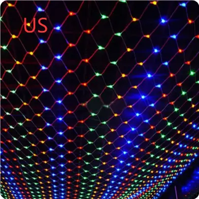 Christmas Led Lights String Lights Outdoor Waterproof Fishnet Lights Full