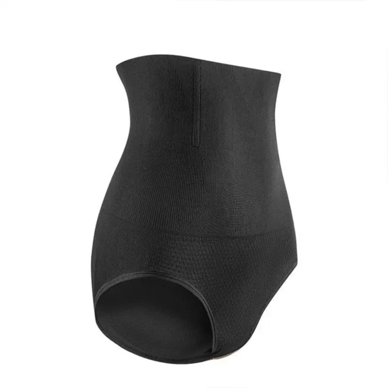 Anti-gravity Hip Lifting Tummy Slimming Breathable Plus Size Ladies' High-waist Panty - Black