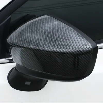 Angkesaila Carbon Fiber Mirror Cover Shell Decorative Bright Strip