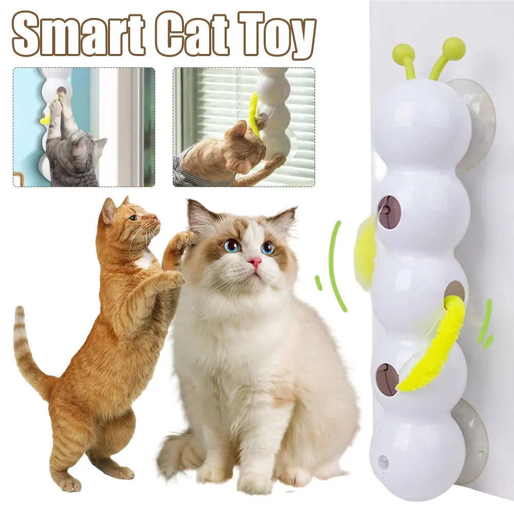 Smart Interactive Cat Toy With Moving Tail Motion Activated
