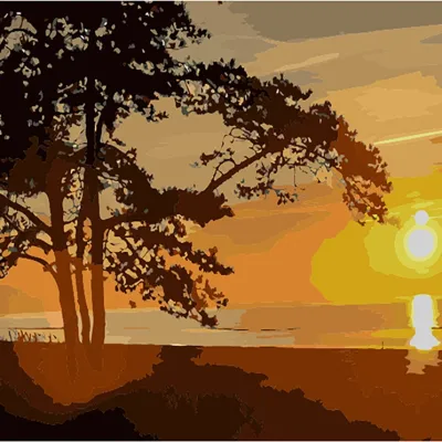 DIY Digital Oil Painting Flower Landscape Manual Oil Paint Decorative Painting