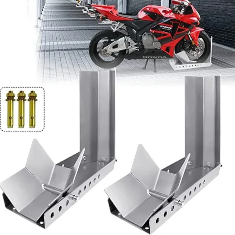 Motorbike Bracket and Stand Front Wheel Clamp Arm Rocker